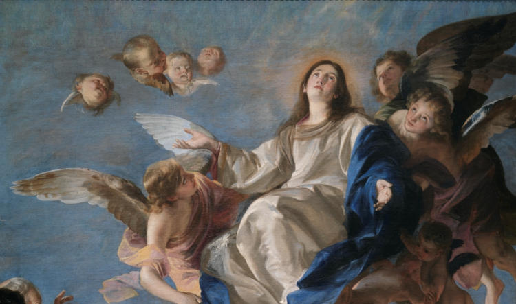 Artwork depicting the Assumption of Mary